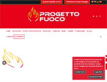 Tablet Screenshot of progettofuoco.it